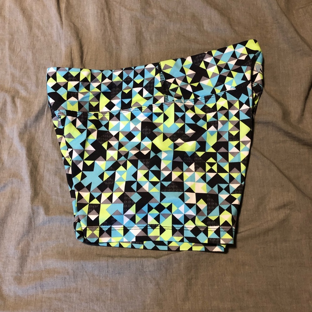 Workout spandex shorts